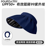 FOURDATRY 新款夏季防晒遮阳帽贝壳帽时尚百搭空顶帽