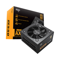 爱国者 AX系列 电脑电源 80Plus金牌 全模组化 单路12V AX550（黑色550W）