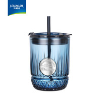 LOVWISH/乐唯诗 高颜值 玻璃杯 带盖 吸管