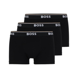 BOSS（服装） HUGO BOSS 男士内裤 三条装 黑色 弹力棉混纺面料