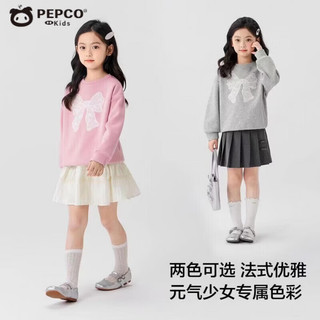  PEPCO/小猪班纳 蕾丝蝴蝶结 女童卫衣