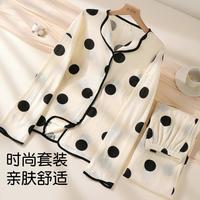  Moonbadi/梦芭蒂 可外穿 女士睡衣套装+口袋