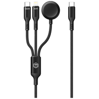  京东京造 PD100W/30W快充 苹果手机手表三合一快充数据线 【三合一】苹果全家桶