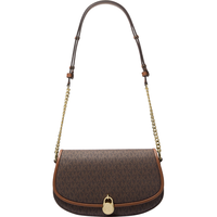 MICHAEL KORS 锁头设计 女士单肩包 深棕色 200