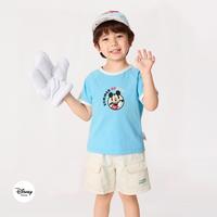 巴拉巴拉 迪士尼IP纯棉宝宝儿童T恤男童女童短袖夏装婴儿上衣打底衫内搭