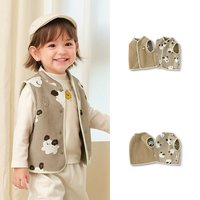 巴拉巴拉 童装儿童马甲双面穿衣服男女宝宝秋冬装2026休闲羊羔绒潮