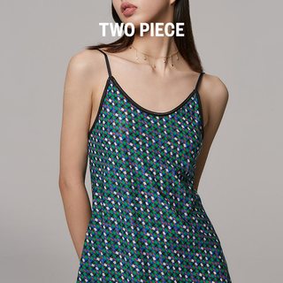  TWOPIECE 丝滑舒适 女士吊带睡裙