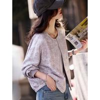 苏醒的乐园 女士新中式提花夹克短外套 26春季