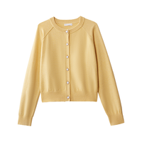 茵曼 简约百搭 女士针织开衫