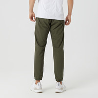 迪卡侬 运动裤男速干长裤束脚裤透气轻盈运动裤-4847721 款A-深卡其色 XL