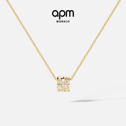 APM Monaco Ice 可调节项圈 金色 YC8097OX