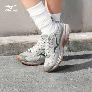 PLUS会员、有券的上：美津浓 复古透气缓震运动跑鞋 男女同款