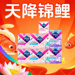 薇尔 蓬蓬吸日夜组合卫生巾 74片+限时加赠60包维达手帕纸