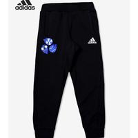 超V会员：adidas 儿童休闲针织卡通舒适束脚运动裤 HD9980 A1
