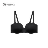 NEIWAI/内外 无钢圈稳固承托 女士抹胸内衣 黑色 34/75B