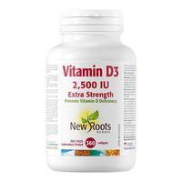  New Roots Herbal 有益钙吸收 维生素D3