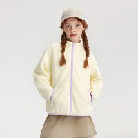 笛莎 官方旗舰童装女童摇粒绒外套秋冬季新款大童女孩儿童加厚上衣