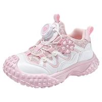  Barbie/芭比 旋钮扣 儿童运动鞋