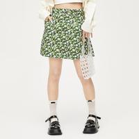 乐町 夏日雏菊印花半身裙春夏碎花裙