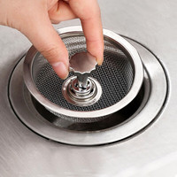 鲸意 厨卫水池通用提拉防臭盖 2个装