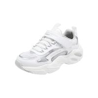 SKECHERS/斯凯奇 耐磨 儿童运动鞋 女童/白色/银色 /WSL 36