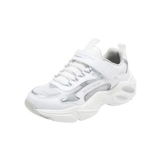  SKECHERS/斯凯奇 耐磨 儿童运动鞋 女童/白色/银色 /WSL 36