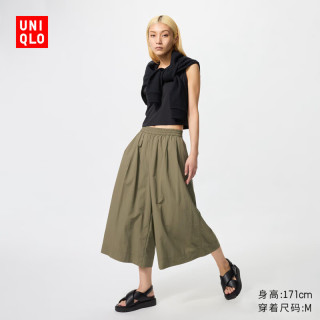 优衣库 女士休闲裙裤 56 橄榄色 XL /165/76A