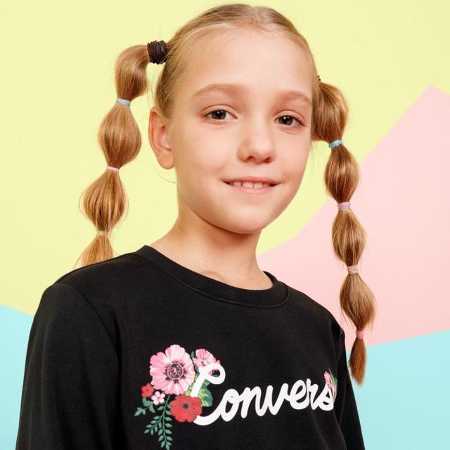 匡威 儿童卫衣匡威中大童装运动休闲女童卫衣