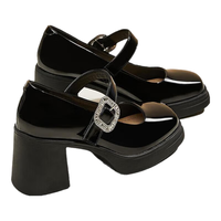 ST&SAT/星期六 粗跟高跟 女士单鞋 黑色【跟高7.5cm】 36