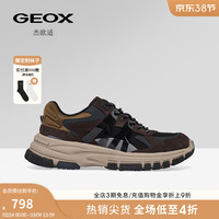 GEOX 厚底 男士休闲鞋 深咖色 40