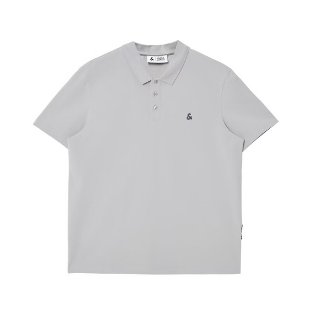 杰克琼斯 26年夏季新款男士商务纯色翻领polo衫