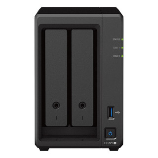  Synology/群晖 双核心 NAS网络存储服务器+6G内存（2G+4G内存）+希捷酷狼4T*2