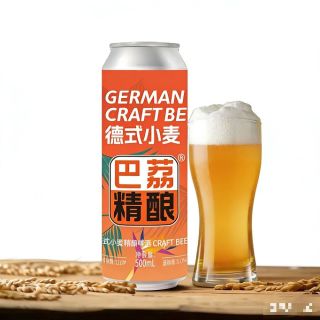 巴荔 德式小麦精酿白啤500ml*4瓶