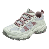 SKECHERS/斯凯奇 云野春季 男士运动鞋 浅灰色/紫色/LGPR 38