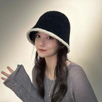 唐狮 素颜遮脸渔夫帽女春季加厚防寒保暖水桶帽子时尚百搭盆帽