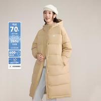 new balance 女款保暖百搭长款连帽羽绒服 AWJ43358