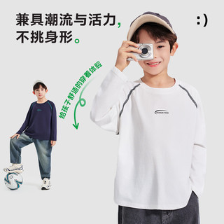  ROMON/罗蒙 简约风 儿童长袖T恤