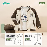  Disney/迪士尼 学院风 儿童套装+棒球服+T恤+裤子