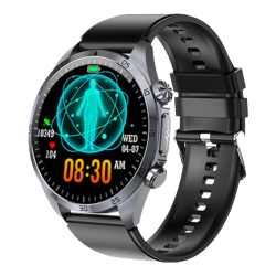 CH TK29 连续24小时心电图监测 智能手表  硅胶表带 曜石黑 46mm