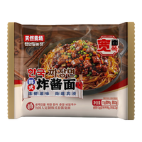  天然麦场 天然麦场宽面 韩式炸酱面 【韩式炸酱面】113g*12包