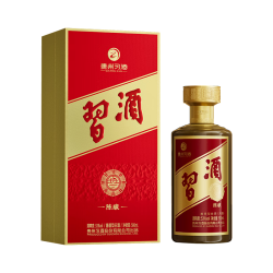 习酒 金字陈酿 酱香型白酒 53度 2025年 500ml 单瓶装 中秋赠礼 礼盒