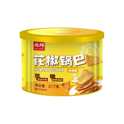 兆辉 花椒锅巴212g*2罐装 孜然+花椒味混合 山西特产零食网红小吃