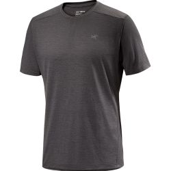 ARC'TERYX 男士运动短袖T恤  BLACK HEATHER/黑灰色 M