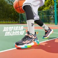 七波辉 儿童篮球鞋男童运动鞋春夏季网面透气青少年中大童专业训练球鞋