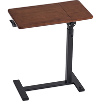  LINSY/林氏家居 气动升降 升降桌 【升级实木】双向翻转+可折叠