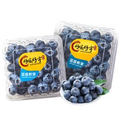好媛好宇 云南蓝莓 4盒精选果12mm+单盒100-125g
