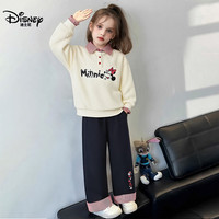  Disney/迪士尼 假两件设计 女童运动套装