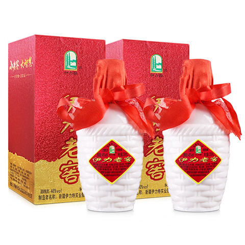 移动端、京东百亿补贴：伊力特 伊力老窖 46度 250ml*2瓶 浓香型白酒 双瓶装