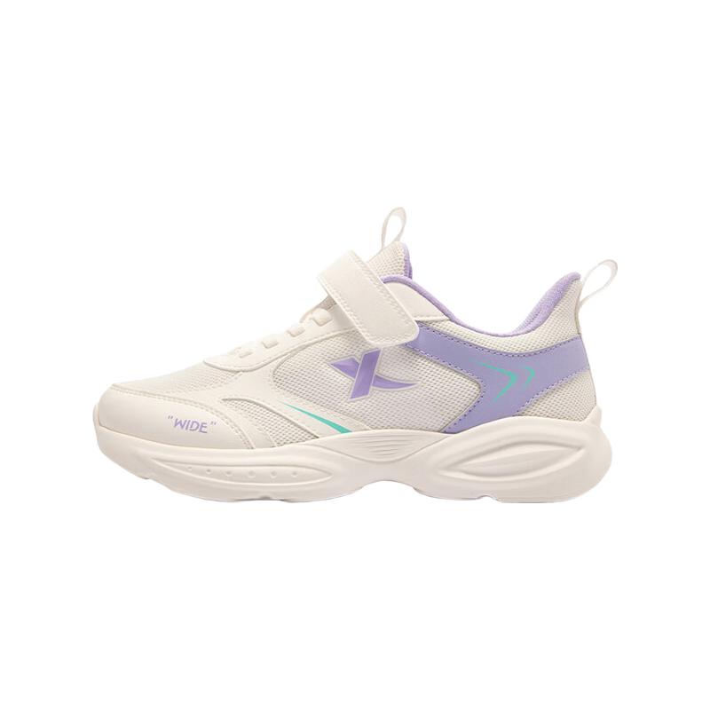  XTEP/特步 防滑缓震 儿童跑鞋 帆白/芋泥紫 37 码