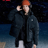 移动端：new balance NB冬季女防风防泼水保暖鸭绒羽绒服AWJ53395